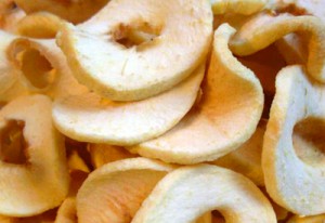 Healthy Home Dried Apple Rings make a Tasty Treat for your Dog